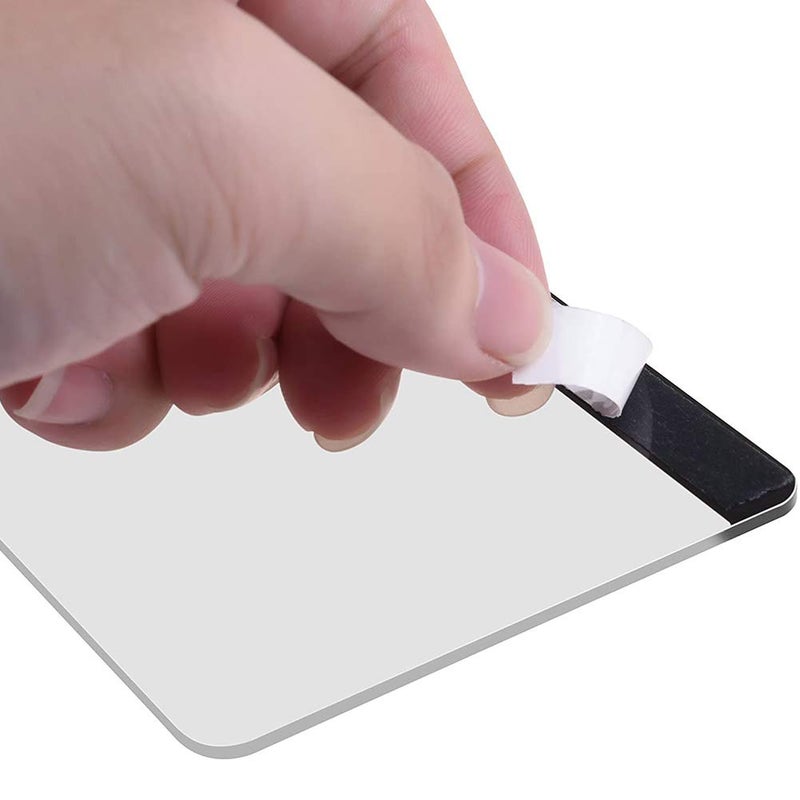 BCP BLUECELL Clear Color Acrylic Computer Monitor Screen Memo Message Board Memo Pad Holder Sticky Notes, Right & Left - Image 4